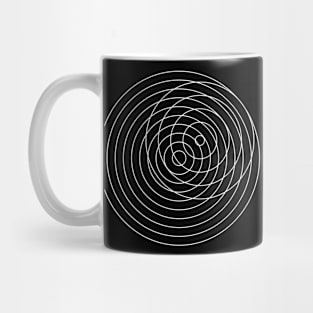 flat circles design Mug